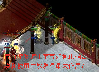 传奇游戏道士宝宝如何正确召唤和使用才能发挥最大作用? 传奇游戏道士宝宝如何正确召唤和使用才能发挥最大作用?