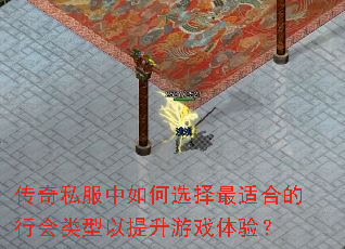 传奇私服中如何选择最适合的行会类型以提升游戏体验? 传奇私服中如何选择最适合的行会类型以提升游戏体验?