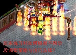 �����ϰʱ��θ��ݲ�ͬ�׶ε��������뼼��ѡ��