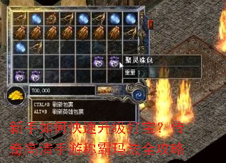 新手如何快速升级打宝?传奇高清手游称霸玛法全攻略 新手如何快速升级打宝?传奇高清手游称霸玛法全攻略