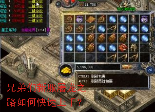 兄弟们新服屠龙之路如何快速上手? 兄弟们新服屠龙之路如何快速上手?