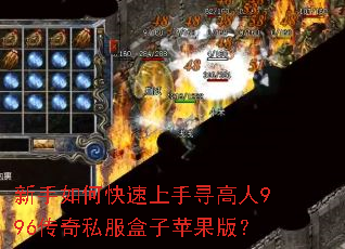 新手如何快速上手寻高人996传奇私服盒子苹果版? 新手如何快速上手寻高人996传奇私服盒子苹果版?