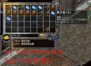为什么我的传奇私服角色战斗力总是偏低? 为什么我的传奇私服角色战斗力总是偏低?