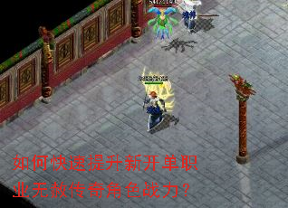如何快速提升新开单职业无赦传奇角色战力? 如何快速提升新开单职业无赦传奇角色战力?