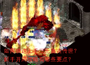 如何快速上手三无复古传世?新手开局攻略有哪些要点? 如何快速上手三无复古传世?新手开局攻略有哪些要点?